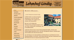 Desktop Screenshot of lehmhof-lindig.de
